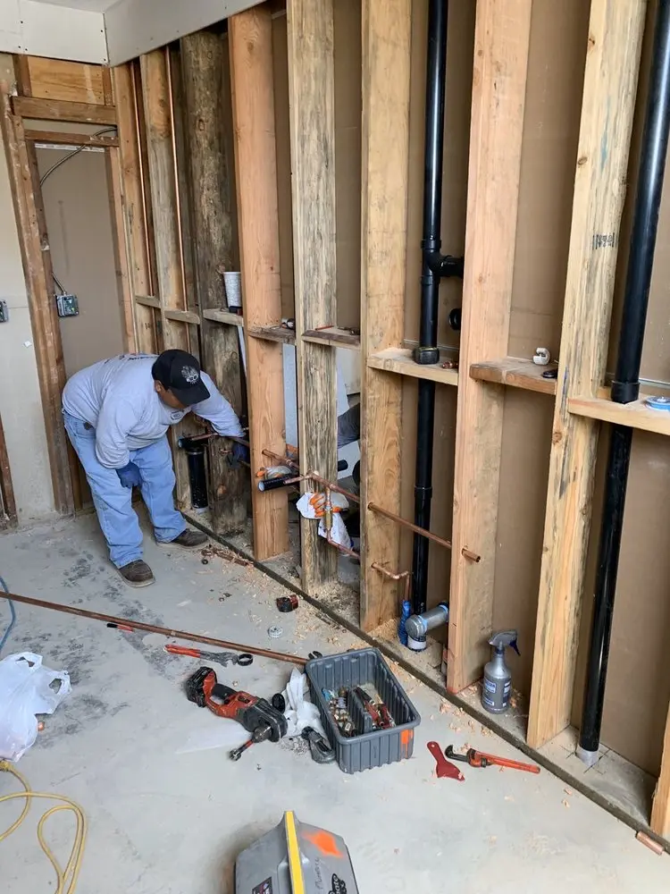 Commercial rough-in plumbing for Water Heater Replacement in Detroit